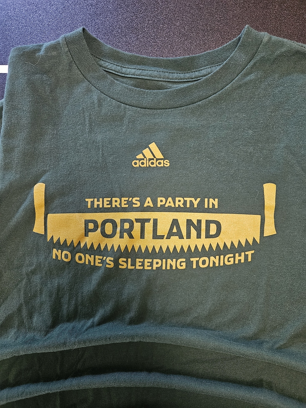Adidas Kids M 10-12Y Green Portland Timbers “Party in Portland” Tee - Picture 7 of 8